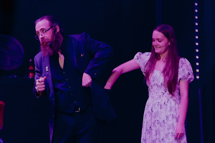 Solomon Strange on stage